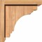 Ekena Millwork Pescadero Smooth Corbel w/Backplate, Western Red Cedar, 7 1/2"W x 10"D x 10"H COR08X10X10PEC01SWR - alternate 3